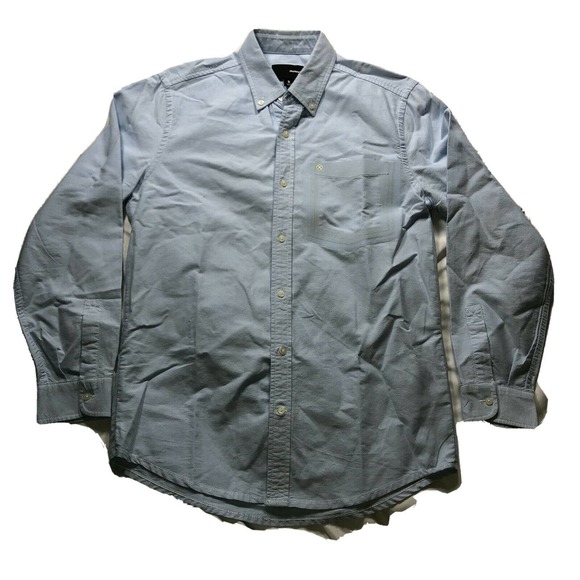 Hurley Button Down Oxford Blue‎ Shirt Size Small - Picture 1 of 7